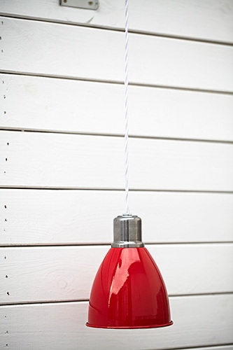 Lampa Industrialna Loft Steel Red & White #437 - obrazek 2