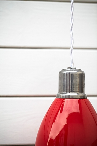Lampa Industrialna Loft Steel Red & White #437 - obrazek 3