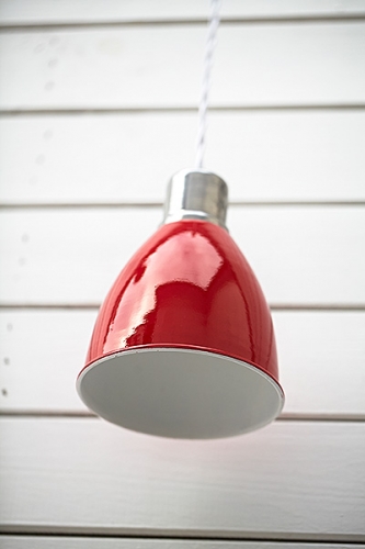 Lampa Industrialna Loft Steel Red & White #437 - obrazek 4
