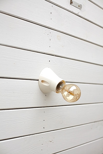 Lampa Industrialna Wall Ebonit Cream Bend #446 - obrazek 3