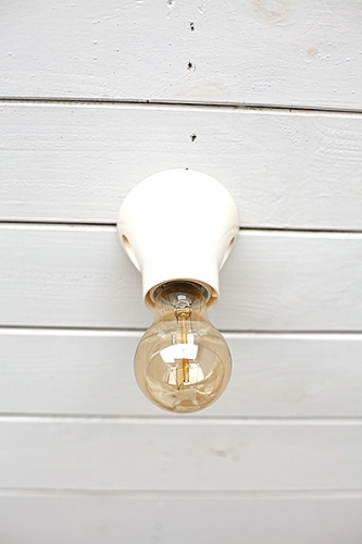 Lampa Industrialna Wall Ebonit Cream Bend #446 - obrazek 4