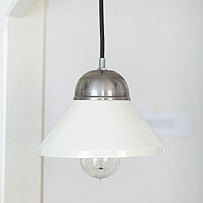 Lampa Industrialna Enamel Loft White & Cream #469