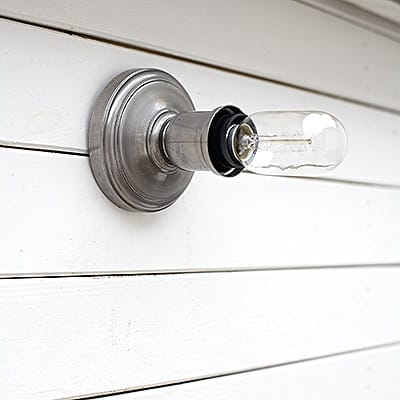 Lampa Industrialna Wall Steel Straight #483