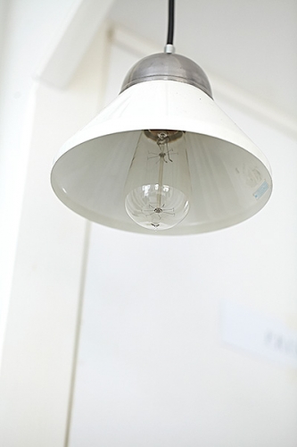 Lampa Industrialna Enamel Loft White & Cream #469 - obrazek 2