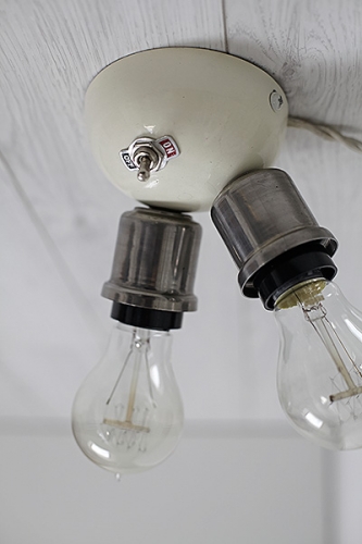 Lampa Industrialna Loft Double Meduzot Cream ON / OFF #494 - obrazek 3