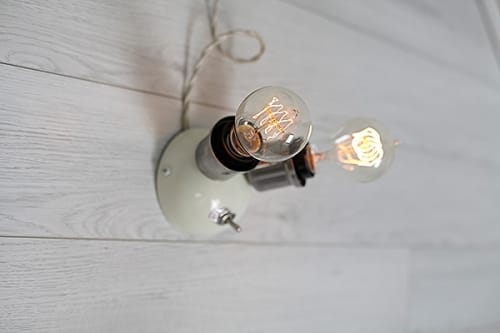 Lampa Industrialna Loft Double Meduzot Cream ON / OFF #494 - obrazek 5