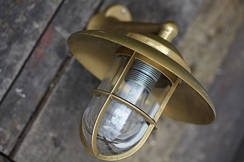 Kinkiet Morski Marine Brass Heavy Glass #539 - obrazek 3