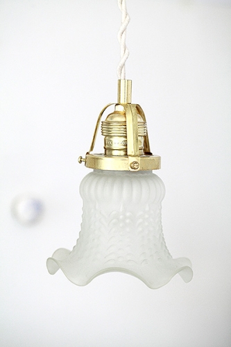 Lampa Retro Brass & Glass Paris Bistro #542 - obrazek 2