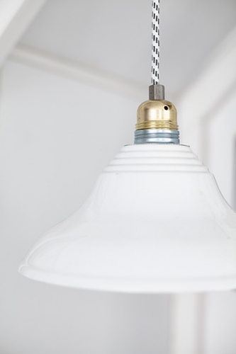Lampa Industrialna Enamel Loft White #548 - obrazek 2