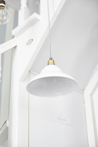 Lampa Industrialna Enamel Loft White #548 - obrazek 3