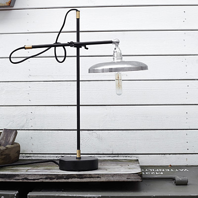 Lampa Stołowa Industrialna Black Factory Loft #572