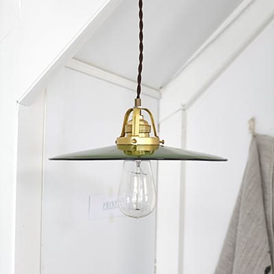 Lampa Wisząca Parisien Enamel Green Flat #556