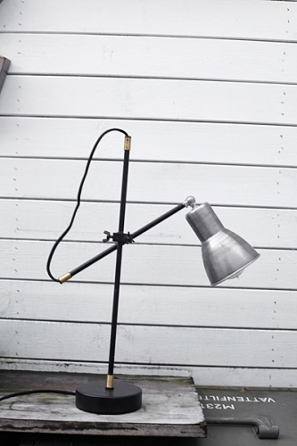 Lampa Stołowa Industrialna Black Factory Loft #571 - obrazek 5