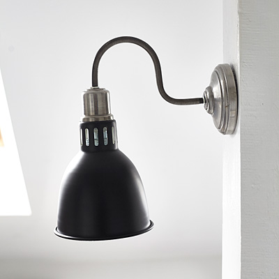 Kinkiet Industrialny Loft Black Shade Deep #577