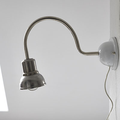 Kinkiet Industrialny Zorki Factory Loft White Chrome II #580