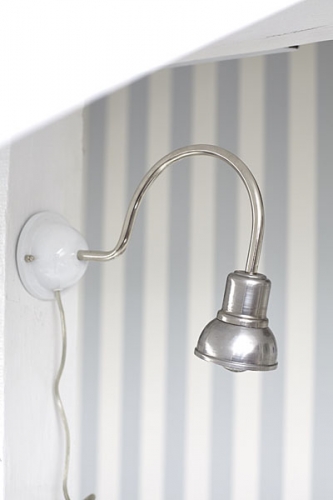 Kinkiet Industrialny Zorki Factory Loft White Chrome II #580 - obrazek 5