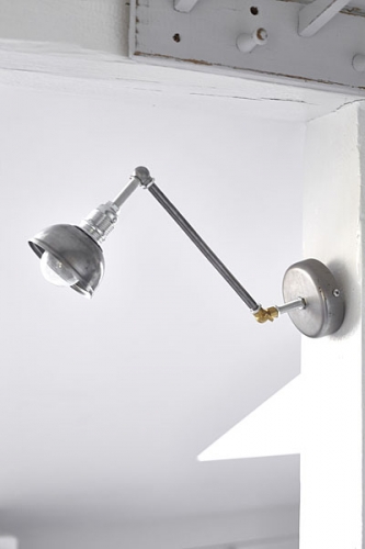 Kinkiet Steel Loft Paris Double Move Brass No3 #586 - obrazek 2