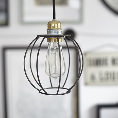 Lampa Industrialna Loft Steel Cage 3 #600