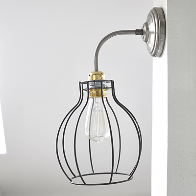 Oświetlenie Kinkiet Industrialny Loft Steel Cage 1 #621