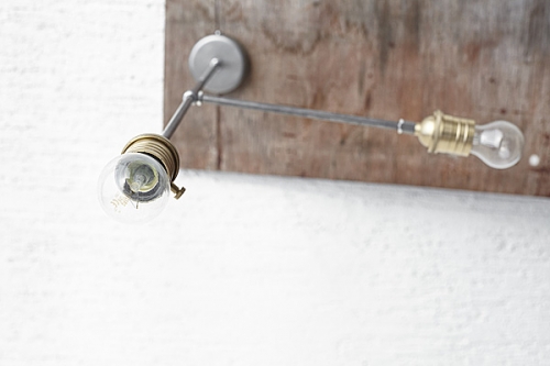 Oświetlenie Lampa Loft Simple Double Gold #665 - obrazek 3