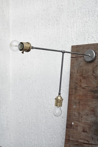 Oświetlenie Lampa Loft Simple Double Gold #665 - obrazek 4
