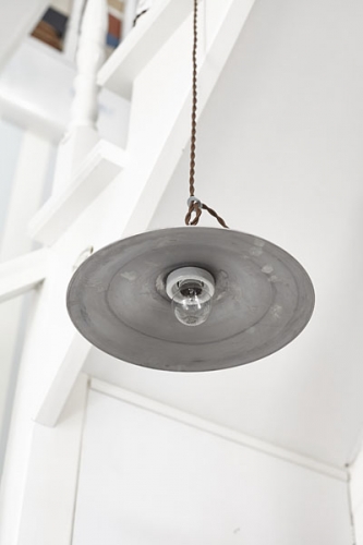Oświetlenie Lampa Industrialna LOFT Silver Porcelain #660 - obrazek 3